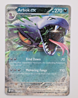 Arbok ex 024/165 Scarlet & Violet 151 Double Rare Holo Pokemon TCG NM - Image 1