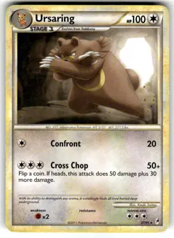 Ursaring 37/95 Rare Call of Legends Pokemon Moderately Played - Image 1