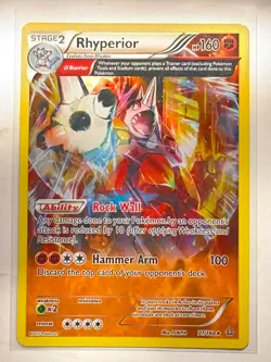 Rhyperior Full Holo 77/160 Pokemon XY Primal Clash - Image 1