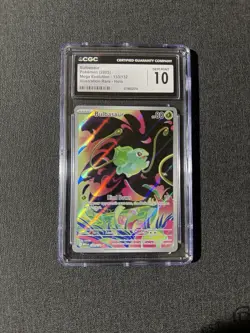 Pokemon TCG Bulbasaur Card 133/132 IR Mega Evolutions Near Mint Condition CGC 10 - Image 1