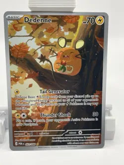 Pokemon Dedenne Rare 093/088 Lightning Basic Regular 70 HP TCG Card - Image 1