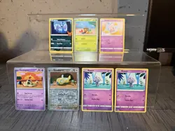 LOT OF 7 POKEMON CARDS - FIBER ART KNIT CROCHET ILLUS. ASOKO ITO TCG NM - Image 1