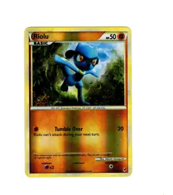 Pokemon TCG Riolu 50/95 2011 Call of Legends Reverse Holo Uncommon Card - MP - Image 1