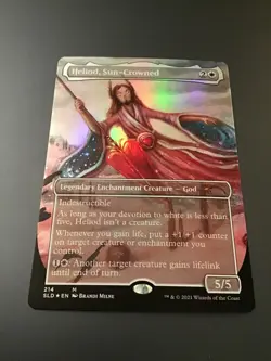 MTG Secret Lair #214 Heliod, Sun-Crowned Borderless Foil LP - Image 1