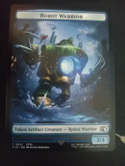 Emblem - Sephiroth, One-Winged Angel Robot Warrior Double-Sided Token Regular - Image 2