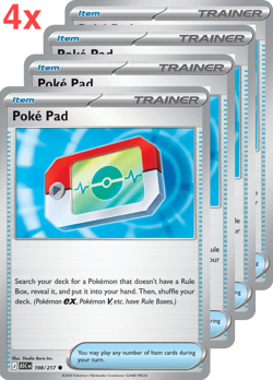 Pokemon TCG 4x Poke Pad Playset NM - Image 1