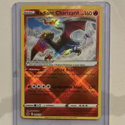 Pokemon TCG Radiant Charizard 020/159 SV Paldean Fates Radiant Rare Holo - Image 1