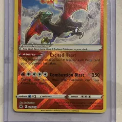 Pokemon TCG Radiant Charizard 020/159 SV Paldean Fates Radiant Rare Holo - Image 3