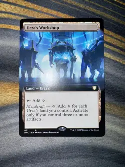 Urza’s Workshop (Extended Art), BRC, Near Mint - Image 1