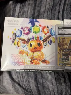 2 Pokemon Prismatic Evolutions Elite Trainer Box ETB Sealed w/ CGC 8 Anis Promo - Image 3