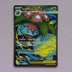 Pokemon Mega Venusaur EX 155/132 ME01 Full Art Holo 380HP EN - Image 1