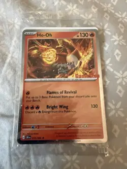 GameStop Stamped PROMO Ho-Oh Pokemon TCG trading card SEALED - Image 1