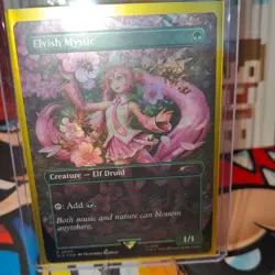 Free Ship! Elvish Mystic - English, Foil, NM - Secret Lair x Hatsune Miku MTG - Image 1