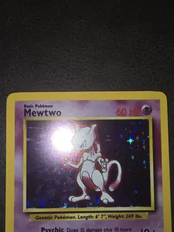 Pokemon TCG Mewtwo Base Set 10/102 Holo 1999-2000 Wizards Base Set Copyright... - Image 4