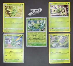 Pokemon TCG Scyther Card Lot x5 Astral Radiance, Obsidian Flames & More - NM - Image 1