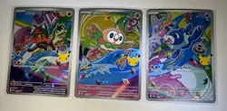 Pokemon TCG First Partner Series 1 - 043 Rowlet, 044 Litten, 045 Popplio - Image 1