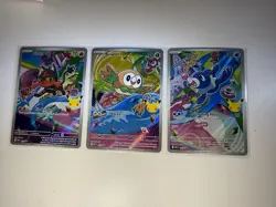 Pokemon TCG First Partner Series 1 - 043 Rowlet, 044 Litten, 045 Popplio - Image 2