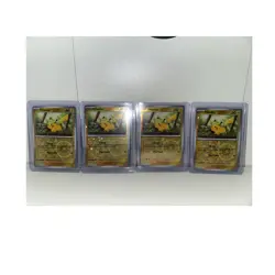LOT OF 4 - Pikachu - 025/165 - Pokemon 151 Reverse Cosmos Holo NM - Image 1