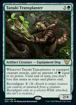 Tanuki Transplanter [Kamigawa: Neon Dynasty Commander] Magic MTG - Image 1