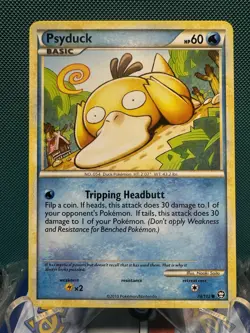Psyduck 74/102 HGSS Triumphant Pokemon Lightly Played - Image 1