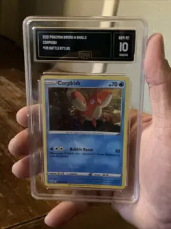 2021 Pokemon Card Battle Styles Corphish 38/163 Graded 10 Gem Mint GMA Grading - Image 3