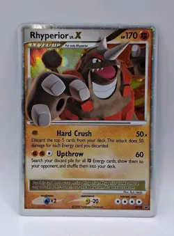 Pokemon TCG Rhyperior Lv. X DP29 Holo Black Star Promo - Image 1