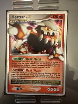 Pokemon TCG Heatran LV.X Holo Ultra Rare Card 97/100 Diamond & Pearl Stormfront - Image 2