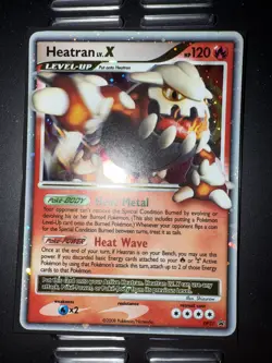 Pokemon TCG Heatran LV.X Holo Ultra Rare Card 97/100 Diamond & Pearl Stormfront - Image 5