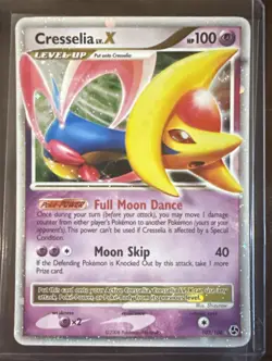 POKEMON - CRESSELIA LV.X ULTRA RARE (103/106) GREAT ENCOUNTERS HOLO LP CARD 🔥 - Image 1