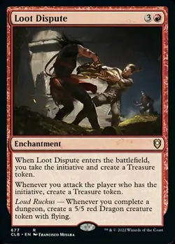 4x Loot Dispute NM-Mint, English Commander Legends: Battle for Baldur's Gate MTG - Image 1