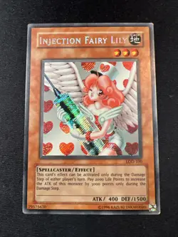 Yu-Gi-Oh! Injection Fairy Lily (MP) LOD-100 Secret Rare Unlimited - Image 1