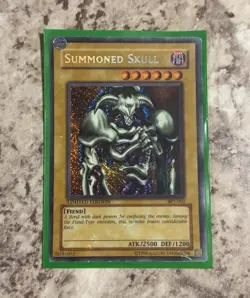 Konami Yu-Gi-Oh! TCG Summoned Skull BPT-002 Secret Rare Holo LE English - Image 1