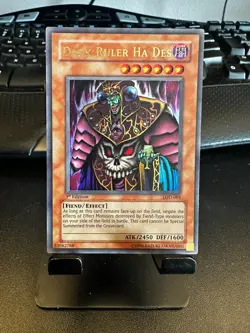 Yu-Gi-Oh! Dark Ruler Ha Des LOD-001 1st Edition Ultra Rare Konami - LP - Image 1