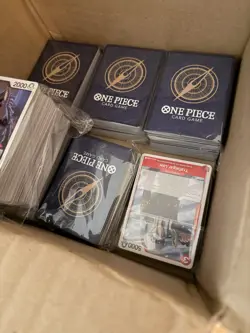 One Piece TCG 2000 Cards Bulk Lot Collection Mixed 13lbs C/UC/L/R Regular/Foil - Image 1