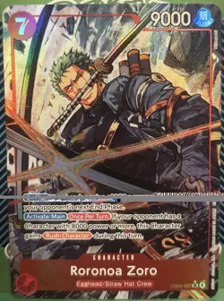 Roronoa Zoro One Piece EB04-007 Adventures On Kami’s Island Alt Art English NM+ - Image 1