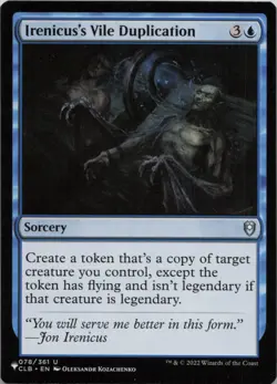 Irenicus's Vile Duplication U The List Reprints 078/361 - Image 1