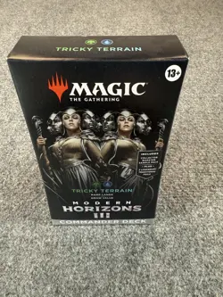 Magic The Gathering Modern Horizons 3 Commander Deck Tricky Terrain New Sealed - Image 1