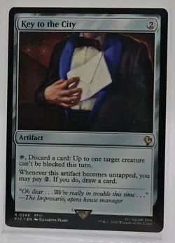 Key to the City R #348 MTG Final Fantasy Commander FIC EN FF6 FFVI RARE - Image 1