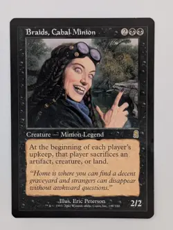 Braids, Cabal Minion - MP - Odyssey - MTG - Image 1