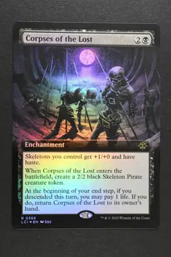 Magic The Gathering: Corpses of the Lost - LCI - Rare Extended Art FOIL LP - MTG - Image 1