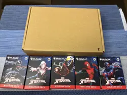 SDCC 2025 Magic The Gathering x Spider-Man Complete Welcome Deck Set (5) - Image 1