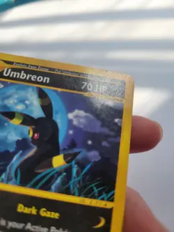 Pokemon TCG Umbreon 32/144 Skyridge Rare Non Holo Vintage Damaged - Image 4