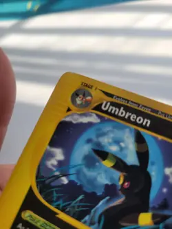 Pokemon TCG Umbreon 32/144 Skyridge Rare Non Holo Vintage Damaged - Image 5