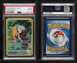 Full Art - Pikachu Pokemon Sword & Shield Lost Origin Trainer Gallery PSA 8 - Image 3