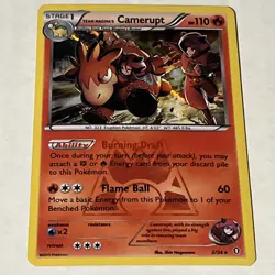 Team Magma's Camerupt 2/34 Pokemon Double Crisis - Image 1