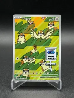 2023 Pokemon TCG PIDGEY 207/197 Illustration Rare Holo Obsidian Flames 🔥 - Image 1