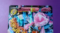M Diancie EX MP/HP XY44 Black Star Promo Jumbo Holo Pokemon - Image 3