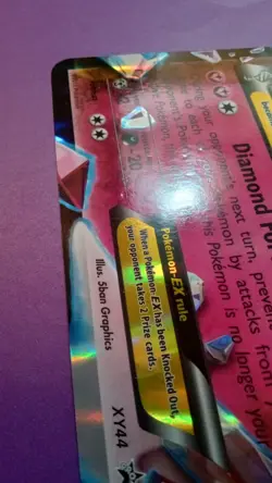 M Diancie EX MP/HP XY44 Black Star Promo Jumbo Holo Pokemon - Image 5