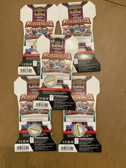 5 Paldea Evolved Single Sleeved Booster Packs : 🔥POKEMON🔥 - Image 2