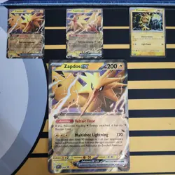 Pokemon TCG 151 Zapdos Ex Jumbo Promo/regular Sized Promos and 145/165 - Image 1